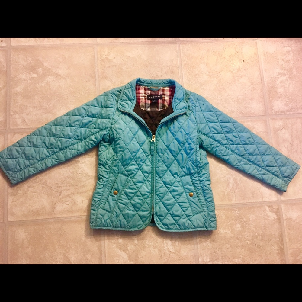 Lands End Quilted Coat